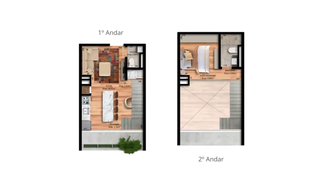 planta Loft Duplex